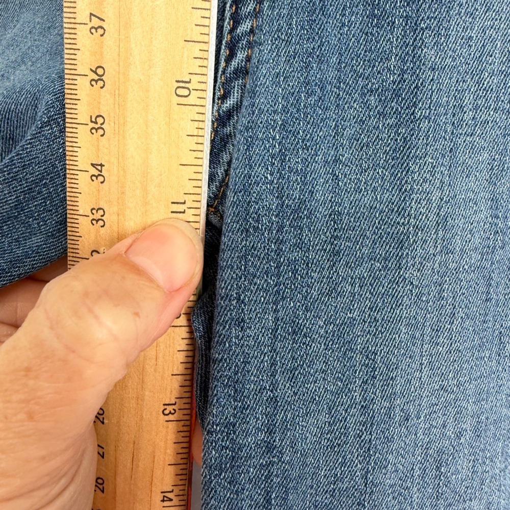 Frame Le Crop Mini Boot Jeans Womens 29 Disarm Medium Wash High Rise Cropped - Picture 6 of 8